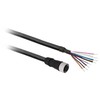 Schneider Electric XZCP29P12L10, 10 m, M12, lizdas, juodas, poliuretanas (PUR)