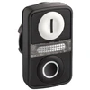 Schneider Electric ZB5, Mygtukas, Baltas, Integruotas LED, IP66, IK05, 23 g
