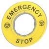 Schneider Electric Unterlegschild Emergency Stop 3D