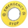 Schneider Electric Unterlegschild Emergency Stop 3D