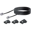 Schwaiger Telefonas Anschlussleitung universal 6m