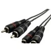 Schwaiger Audiokabel Cinch Audioverbindung 5m Juodas