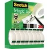 Scotch Magic, 33 m, Permatomas, Akrilas, Plastikas, Matinis, 2,54 cm, 19 mm