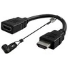 SCP „Dongler“ HDMI prievado išsaugojimo adapteris – A tipo į A tipo, HDMI 4K@60 4:4:4 18 Gbps
