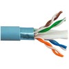SCP HNCPROPLUS-SH-LSZH CAT6 F/UTP 23AWG kietas BC HDbaseT sustiprintas 550 MHz ledo mėlynos spalvos 305 m dėžutė