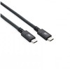 SCP USBC32-5M C tipo kištukas/kištukas, 20 Gbps USB 3.2 Gen 2 Superspeed+, pasyvus varis, maitinimas 5 A / 20 V / 100 W