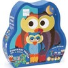 Dėlionė Scratch Scratch, Dwustronne Puzzle XL (obrazek 63x40 cm) Sowa ''dzień i noc''