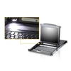 Šakotuvas Secomp Konsolė KVM Aten Przełącznik KVM LCD ATEN CL5708M, USB-PS/2, VGA, 8 portów, układ niemiecki
