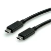 Secomp Roline žalias USB kabelis USB 3.2 Gen2 (USB 3.1 Gen2) USB-C™ kištukas 0,5 m Juodas Ekranuotas, TPE apvalkalas, be halogenų 11.44.9052