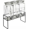 Secret_De_Go Secret de Gourmet MODERN gėrimų dozatorius ant stovo, 3 x 1,5 L