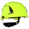 3M SecureFit X5514V-CE-4 Apsauginis šalmas, ventiliuojamas, su UV jutikliu, neoninės žalios spalvos, EN 397 (X5514V-CE-4)