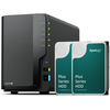 Serveris SYNOLOGY DS225+ + 2xHAT3300- 4TB Plus serijos rinkinys