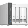 Serveris Qnap Systems QNAP TS-433-4G 24TB WD Raudona Plus NAS paketas su 4x 6TB WD Raudona Plus 3,5 colio SATA kietuoju disku