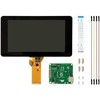 Raspberry Pi Pi priedai – 7 colių jutiklinis ekranas, ekranas, Raspberry Pi, Raspberry Pi, juodas, LCD, 17,8 cm (7")
