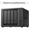 „Synology DiskStation DS425+“ NAS/saugojimo serveris „Intel® Celeron® J4125“ 2 GB DDR4 0 TB Juodas - tik „Synology“ HDD