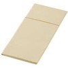 Bio Dunisoft Duniletto Slim servetėlės 40x33 cm kreminės su stalo įrankių lankstymo raštu, popierinės, 65 vnt./pak.