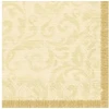 Staltiesės Duni 33x33cm 3 sluoksnių Rich Damask kreminės, 250 vnt./pak.