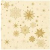 Duni servetėlės 40 x 40 cm 3 sluoksnių Stargazing Kreminis, 4 pak. x 250 vnt./kartonas