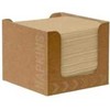 Servetėlės Duni Bio Duni soft Natural rudos kokteilinės 20x20cm popierinėje dozatorėje, 24 pakuotės x 50 vnt/kartonas