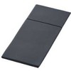 Servetėlės Duniletto Slim Bio Dunisoft 40x33cm su stalo įrankių užlenkimu juodos 65 vnt./pak