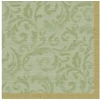 Servetėlė Dunilin 40 x 40 cm Airlaid Rich Damast pistacijų spalvos, 45 vnt./pak