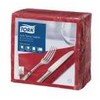 Servetėlės Tork 39x39 cm 3 sluoksnių bordo spalvos, 12 pak. po 100 vnt./kartoninėje dėžėje