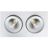 SG Armaturen LED įleidžiamas šviestuvas 1100 lm Junistar Isosafe 2x7 W DTW IP44, baltas