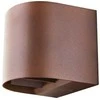 Sieninis šviestuvas SG ARMATUREN Artes Round Corten 360lm 3000K Ra>80 Pritemdymas galiniame krašte
