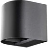 Sieninis šviestuvas SG ARMATUREN Artes Round juodas 360lm 3000K Ra>80 rear-edge dim