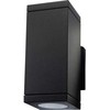 Sieninis šviestuvas Sg Armaturen As Sieninė šviestuvų sistema Echo 2x4,5W LED 2700K juoda (įjungta/išjungta)