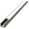 Sg Armaturen 1,8 m ilgio juodas profilis pritvirtintas „StripLine“