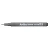 Artline EK-236, Juodas, Juodas, Pilkas, Metallic, Round, Pigment-based ink, Nerūdijantis plienas, 0.6 mm