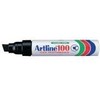 Shachihata Permanentinis žymeklis Artline 100, pasviręs, juodas