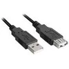 Sharkoon Kabelis USB 2.0 Verlängerung 1,0m juodas