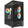 Sharkoon MK6 RGB, Midi Tower korpusas, PC, Baltas, micro ATX, Mini-ITX, žaidimų, Multi