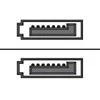 Sharkoon SATA 3 - 0.45 m - SATA III - SATA 7-pin - SATA 7-pin - Male/Male - Juodas,Žalias
