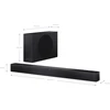 Namų kino sistema Sharp 2.1 Dolby Atmos/DTS Virtual:X Soundbar with Slim Wireless Subwoofer | HT-SBW310 | 330 W | Bluetooth | Belaidė jungtis | Juodas