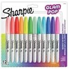 Permanentiniai žymekliai Sharpie Fine Glam Pop 12 spalvų - 2198780