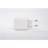 SHELLY GaN Charger 65W Baltas EU USB-C + USB-A Power Delivery Charger // SCHG65XEUX