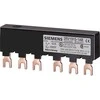 Siemens 3RV1915-1AB 3P šyna (6 moduliai), skirta 2 3RV1915-1AB automatiniams jungikliams