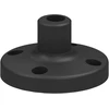 Siemens plastikinis pjedestalas, vertikalus juodas 70 mm (8WD4308-0DB)
