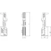 Siemens Pagrindas SIMATIC ET 200SP plėtimosi moduliams BU15-P16+A0+2B, TIPAS A0, PUSH-IN gnybtai (6ES7193-6BP00-0BA0)