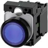Siemens Drucktaster beleuchtet 22mm rund blau 1S