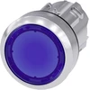Siemens Button drive 22mm freza su apšvietimu su savaime grįžtančiu metalu IP69k Sirius ACT (3SU1051-0AB50-0AA0)