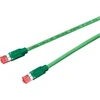 Siemens Kabelis krosowy patchcord SF/UTP kat. 6A žalia 0,5m (6XV1870-3QH50)
