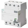 Siemens F6DC5 5SV3 RCCB, 40A, 4 polių, 30mA, A tipas
