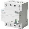Siemens 5SV3 RCCB, 63A, 4 polių, 300mA, A tipo, 400V kintamoji srovė