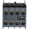 Siemens pagalbinis kontaktas 3NO 1NC priekinis tvirtinimas (3RH2911-1HA31)