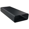 Siemens Siemens flat duct piece HZ9VDSM1, 50cm, pipe (juodas, straight, male)