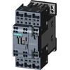 SIEMENS kontaktorius 11kW, 400V AC, 25A esant AC3, 3 polių, 1NO+1NC, valdymo įtampa 24V DC, dydis S0, spyruoklinis gnybtas